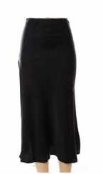 Plain Satin Skirt