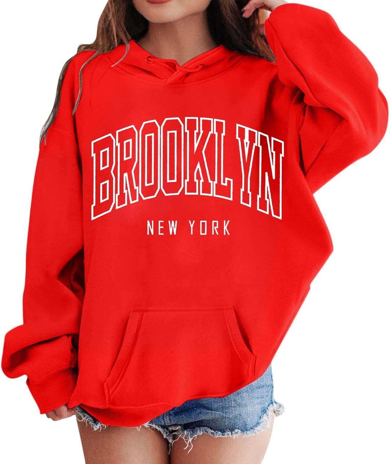 New York Printed Hoodie Jersey