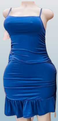Hip Ruffled Dress