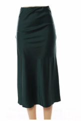 Plain Satin Skirt