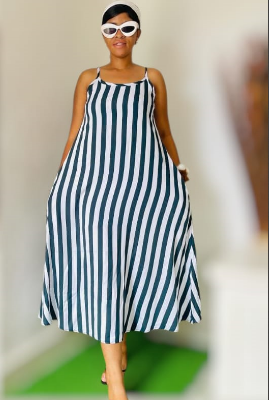 Striped Maxi Dress