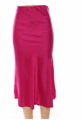 Plain Satin Skirt