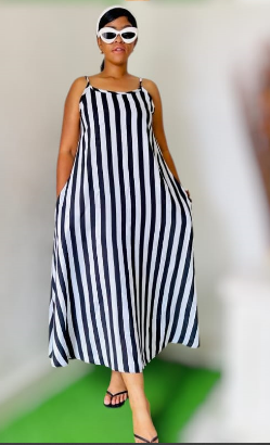 Striped Maxi Dress