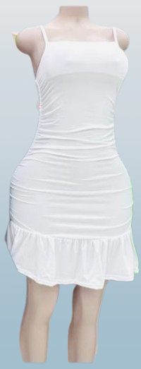 Hip Ruffled Dress