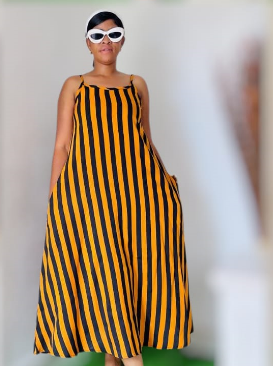 Striped Maxi Dress