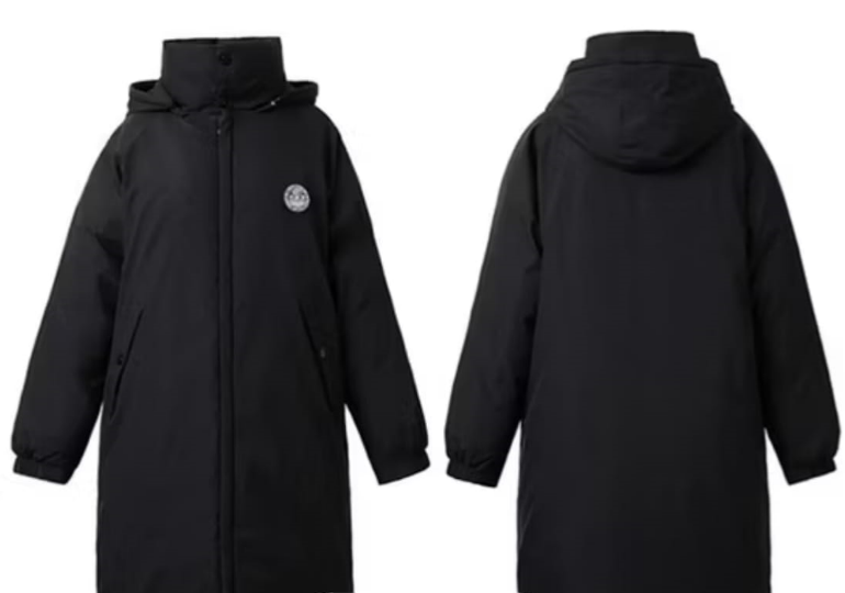 Hooded Puffer – Knee-Length Down Jacket