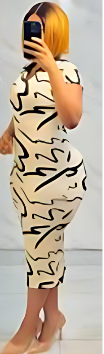 Women's Graphic Print Dress