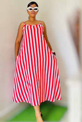 Striped Maxi Dress