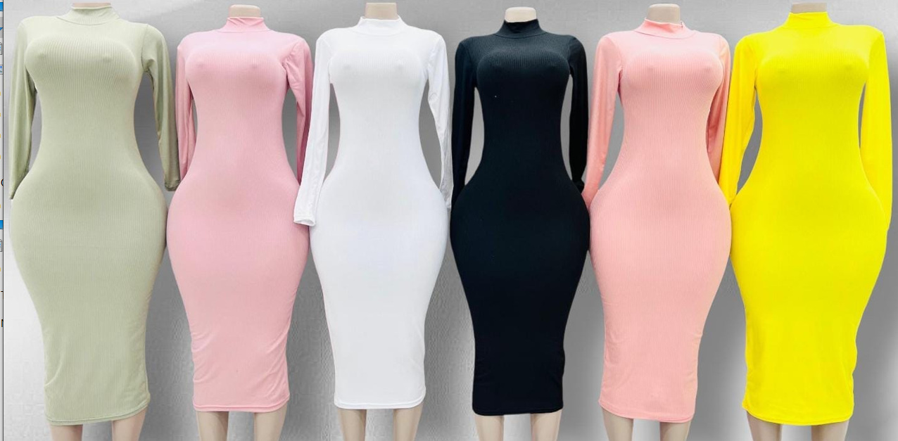 Long Sleeve Bodycon Dress