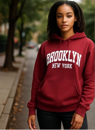 New York Printed Hoodie Jersey