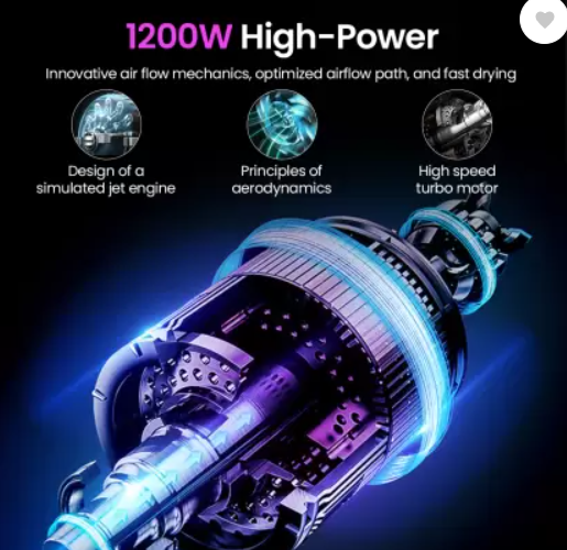 1200W Turbo Dryer Blower