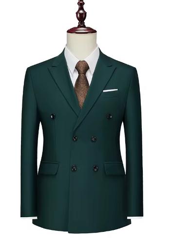 Double Breasted Formal Suit Jacket