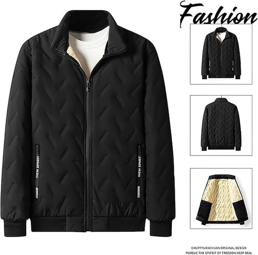 Men’s Quilted Fleece Jacket