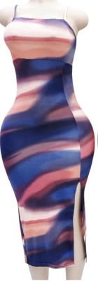 Ombre Mesh Dress