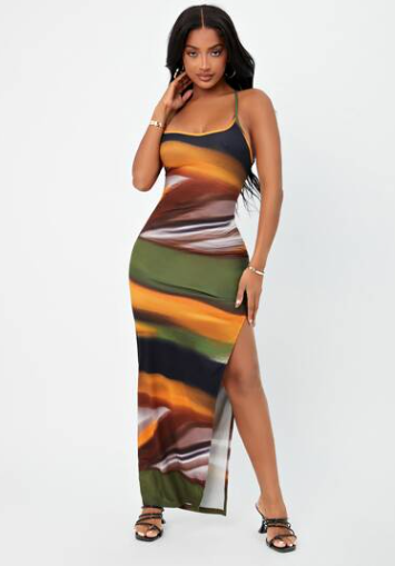 Ombre Mesh Dress