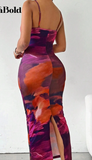 Ombre Mesh Dress