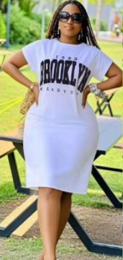 Women’s Brooklyn Print T-Shirt Dress