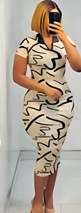 Women's Graphic Print Dress