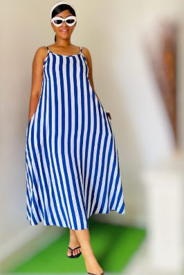 Striped Maxi Dress