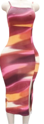 Ombre Mesh Dress