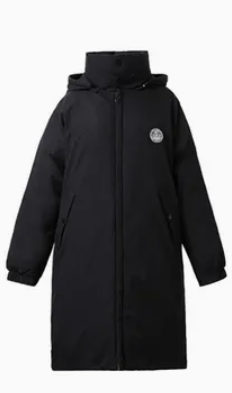 Hooded Puffer – Knee-Length Down Jacket