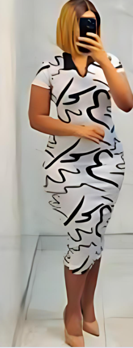 Women's Graphic Print Dress