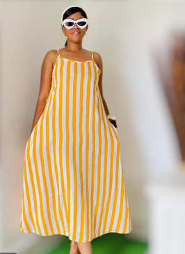 Striped Maxi Dress
