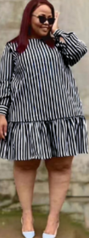 Women' striped dress