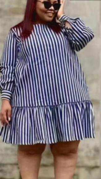 Women' striped dress