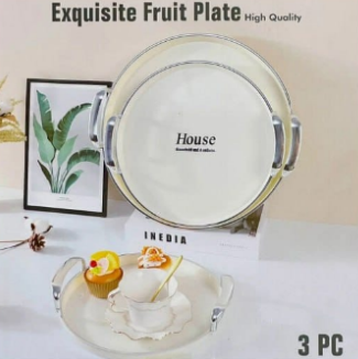 3PC Exquisite fruit plate