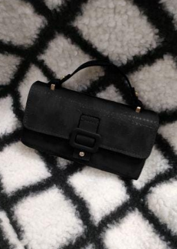 Womens buckle handbag