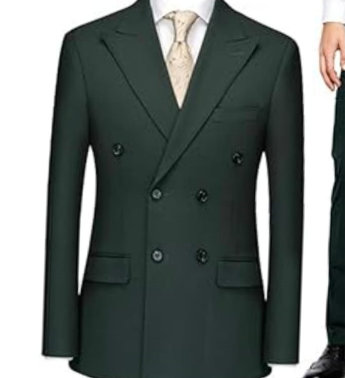 Double Breasted Formal Suit Jacket